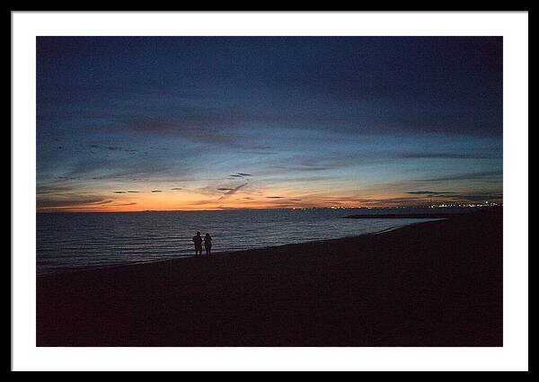 That Night sunset painting for contemplative home and hospitality decor by Sandy Abbott